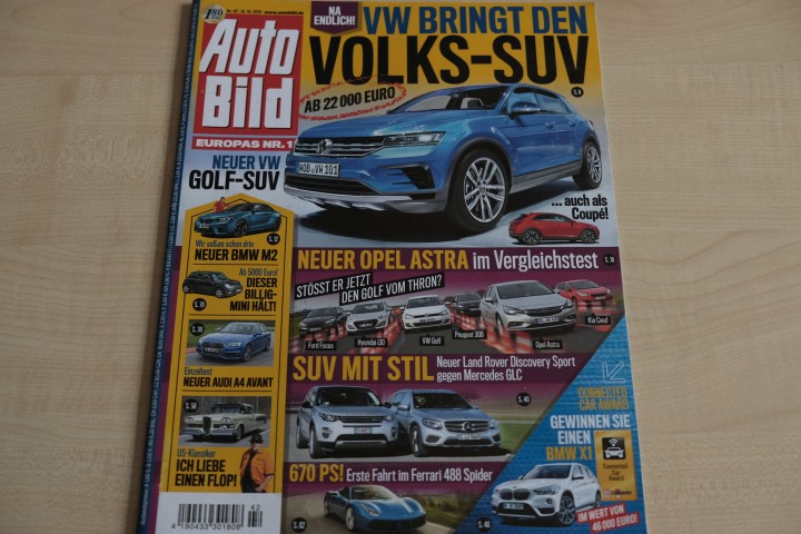 Deckblatt Auto Bild (42/2015)